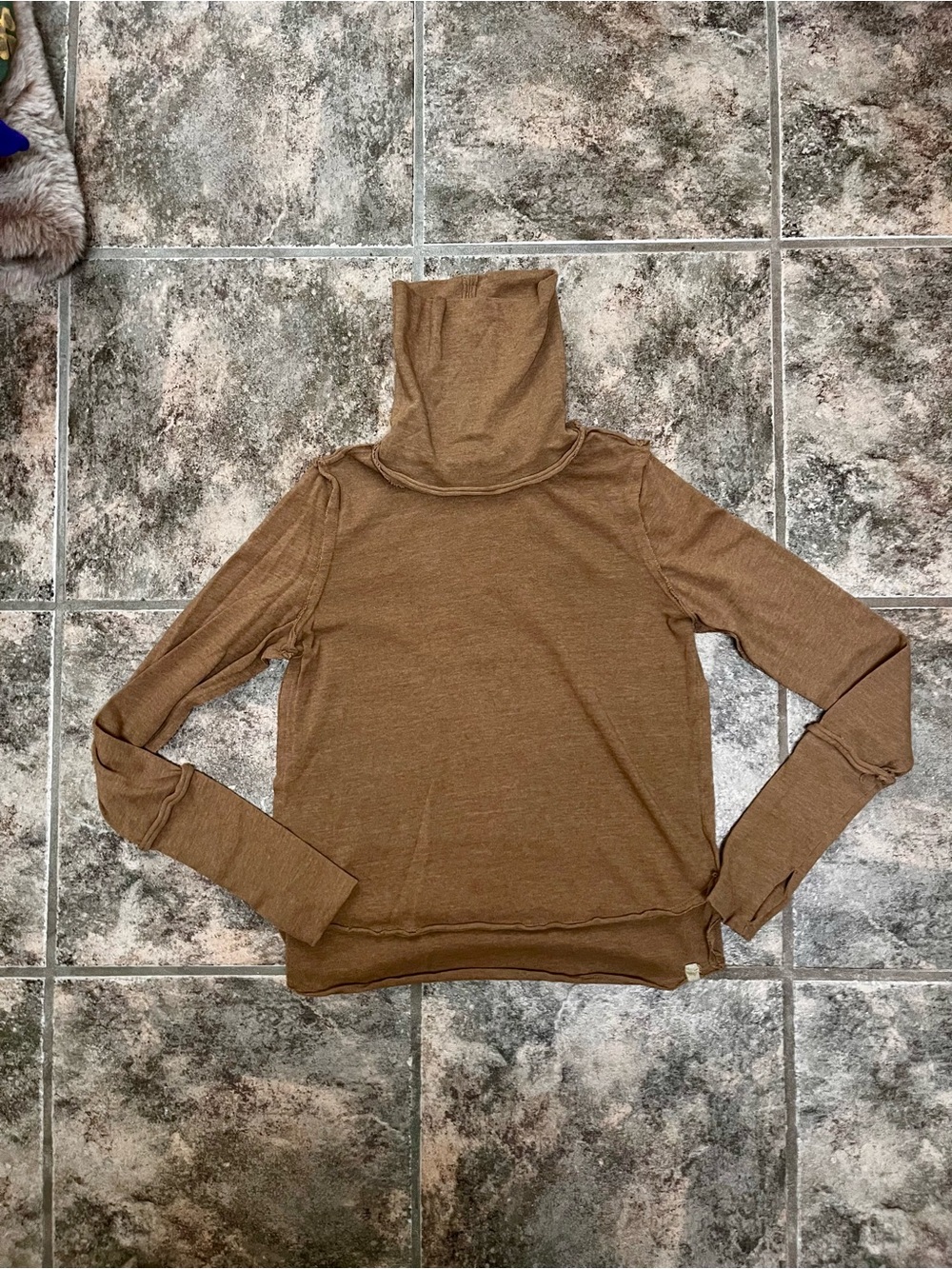 Free People funnel neck top